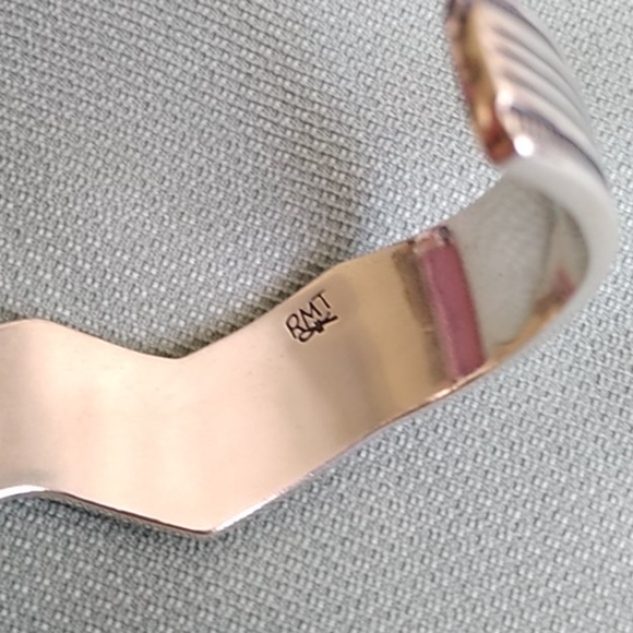 Roderic Tenorio Southwest Sterling Cuff Bracelet - Picture 5 of 12